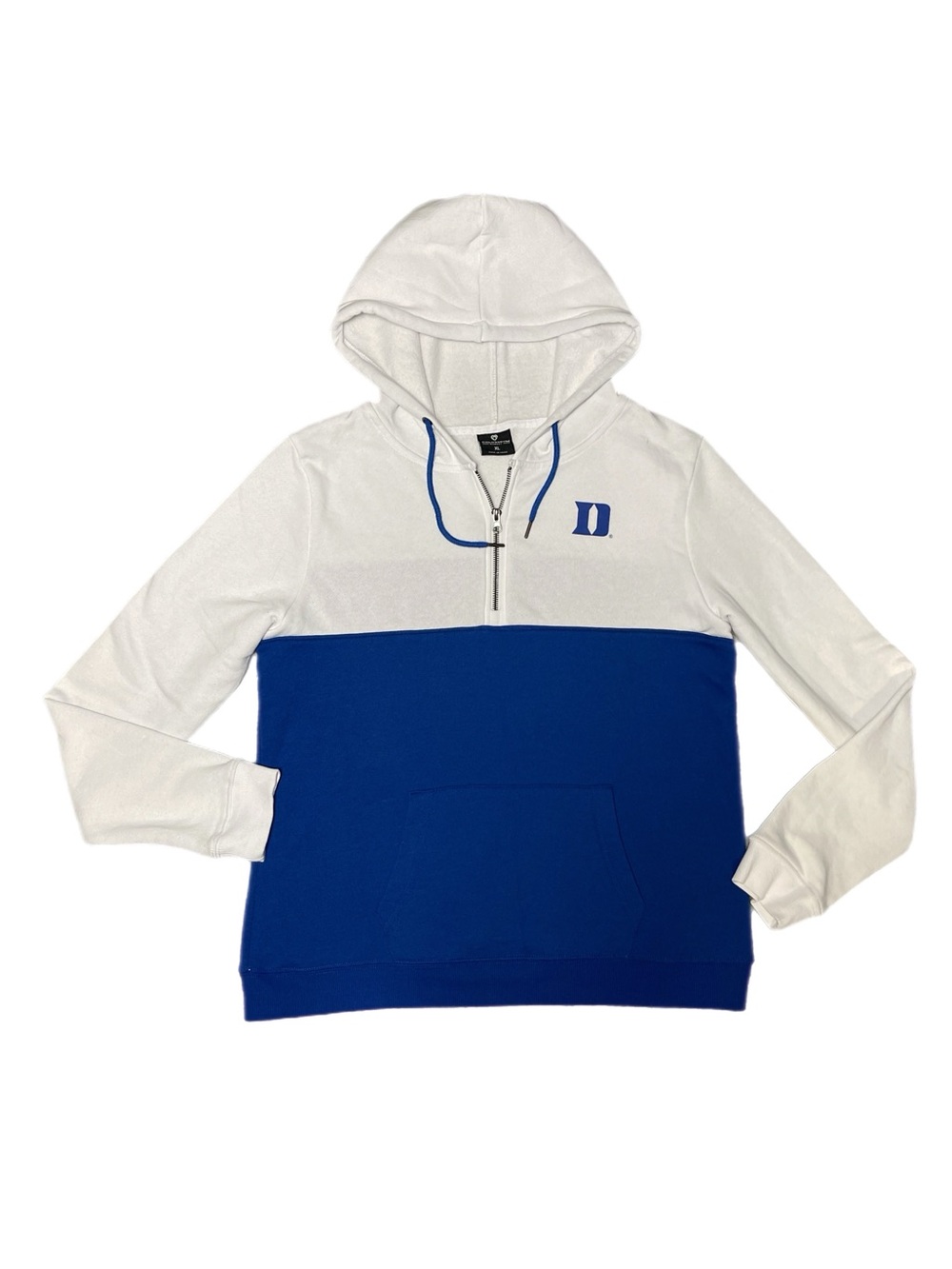 Vintage Colosseum DUKE Blue Devils Quarter Zip Hoodie